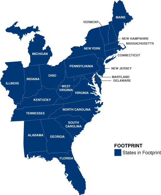 FNB Footprint Full Map