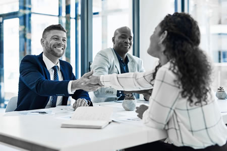 Business People Shaking Hands